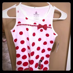 Brand new w/tags Disney girls Minnie tank size M